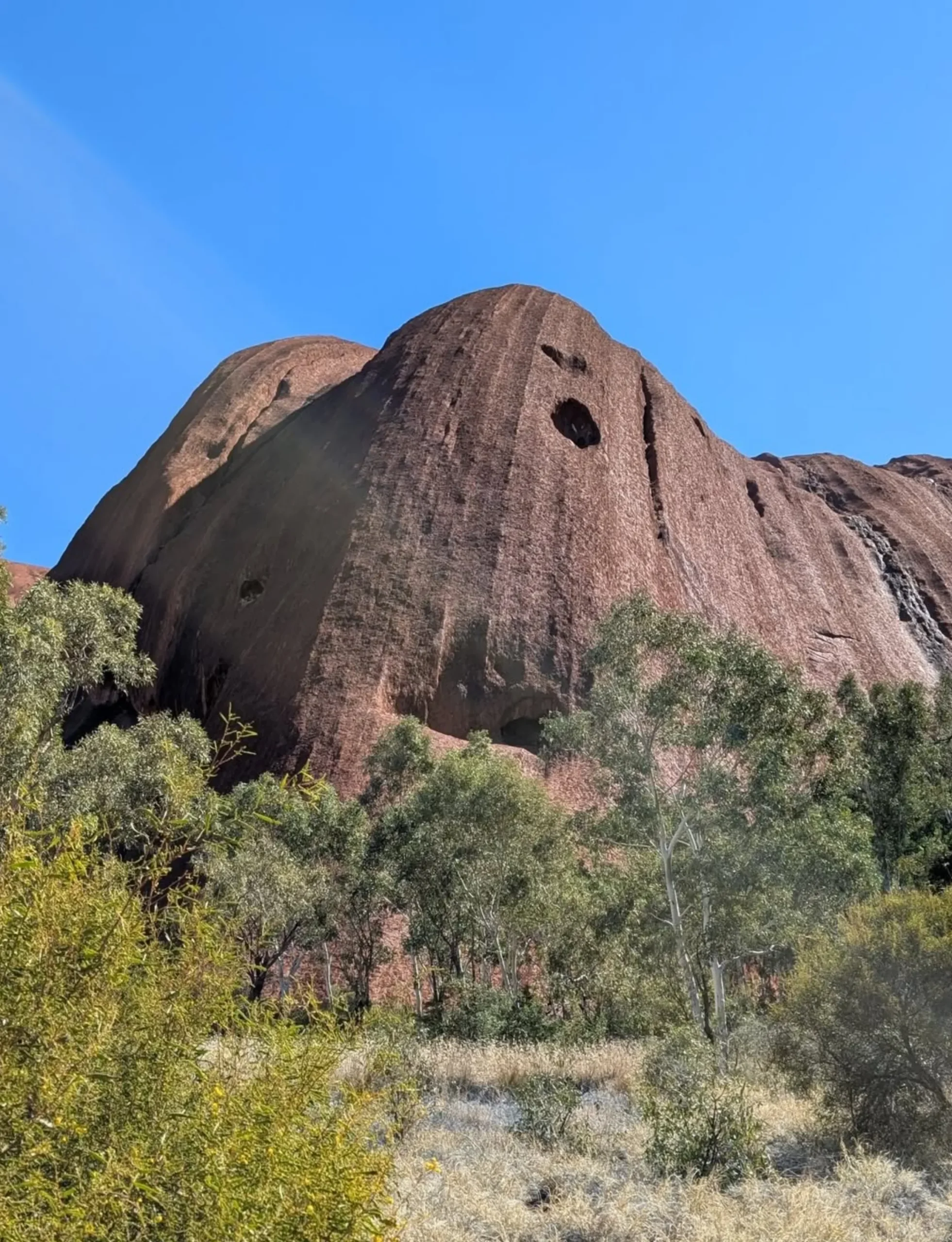 Uluru in the rain